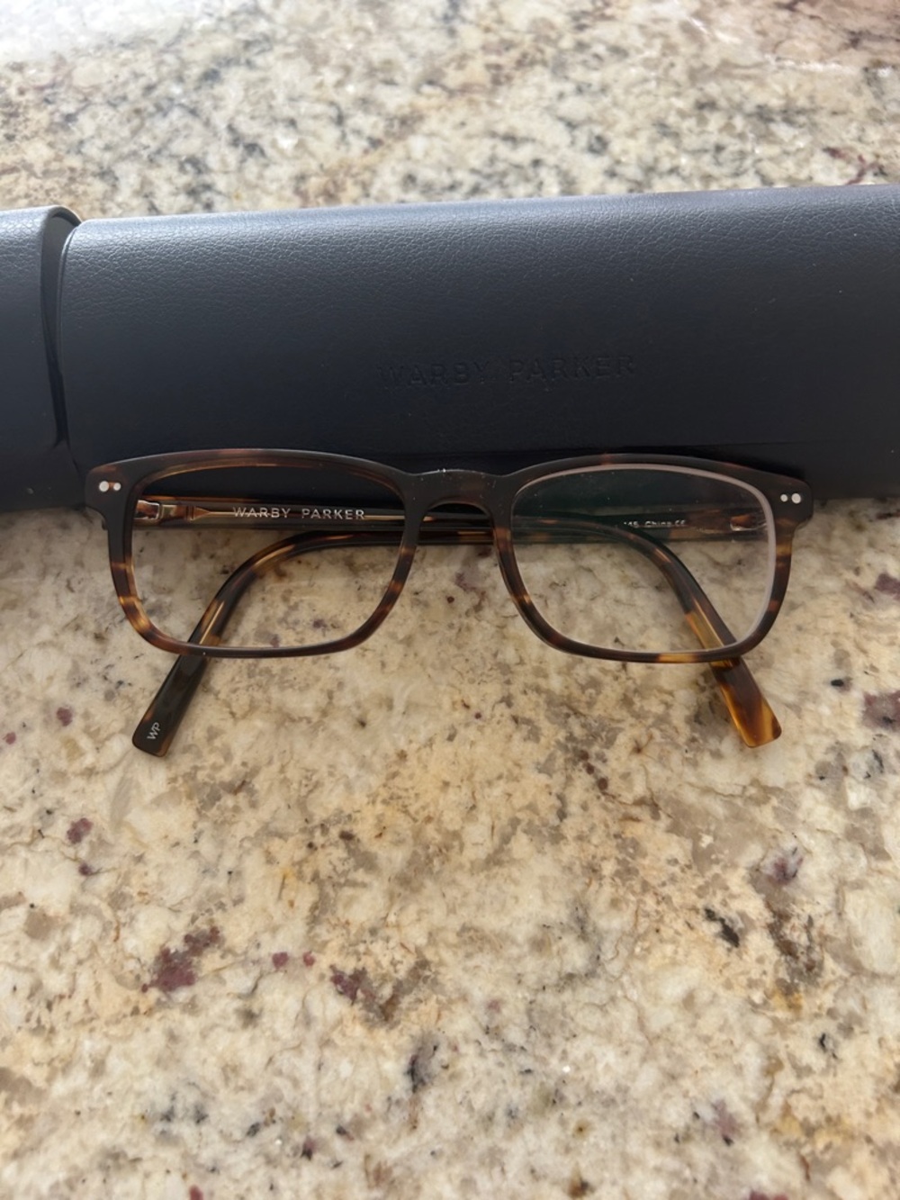 Warby Parker Brown Tortoise Square Eyeglasses